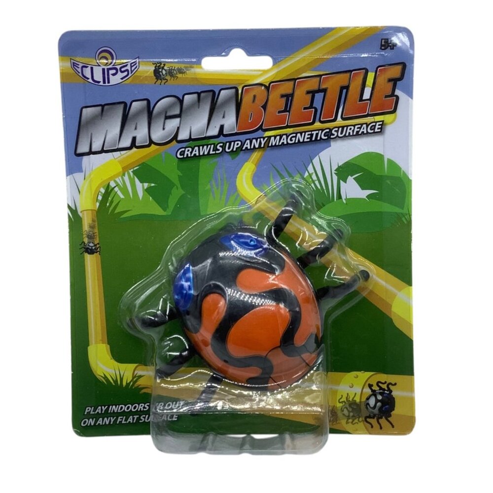 Eclipse Magna Beetle Bug Crawls Up Any Magnetic Surface Toy‎ NEW 1 - AAA Battery